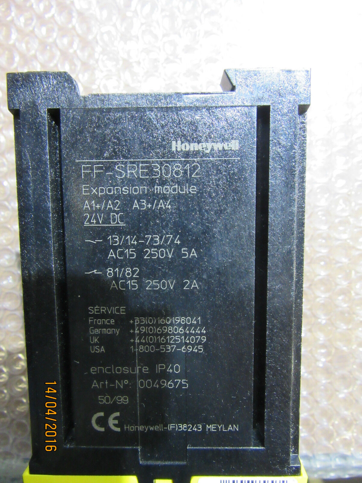 Honeywell FF-SRE30812 Expansion Module 24V DC