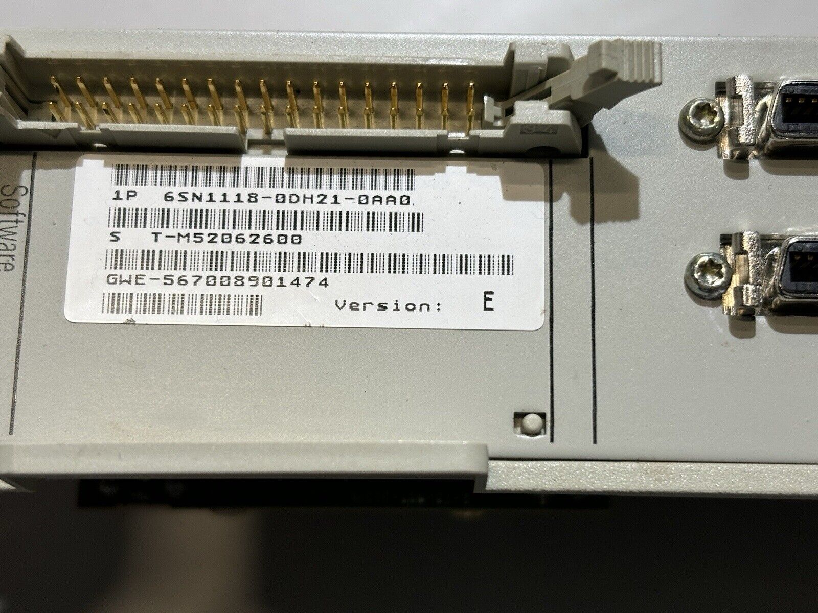 Siemens 6SN1118-0DH21-0AA0 version E