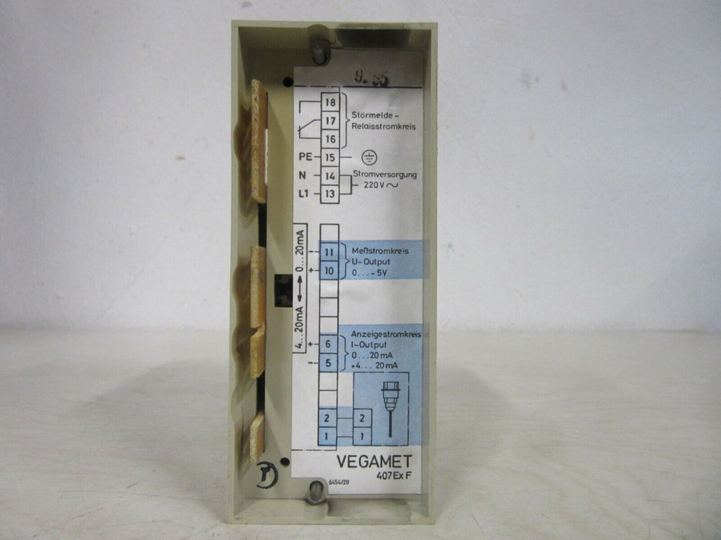 Vega Vegamet 407 ExF Füllstandsfernanzeiger PTB Nr. Ex-80/2090X