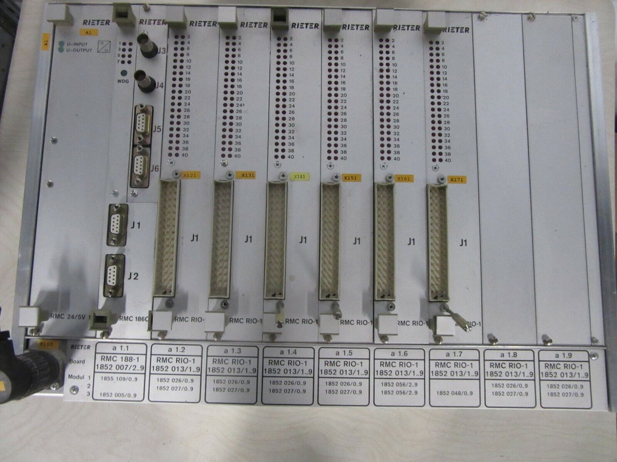 Rieter Complete PLC mit RMC 24/5V 10 RMC186C RMC RIO-1