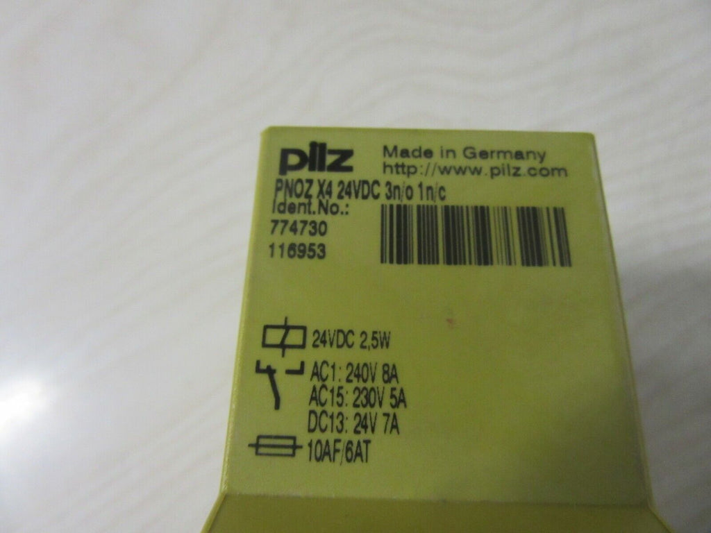 Pilz PNOZ X4 24VDC Sicherheitssteuerung Überwachungsmodul  774730