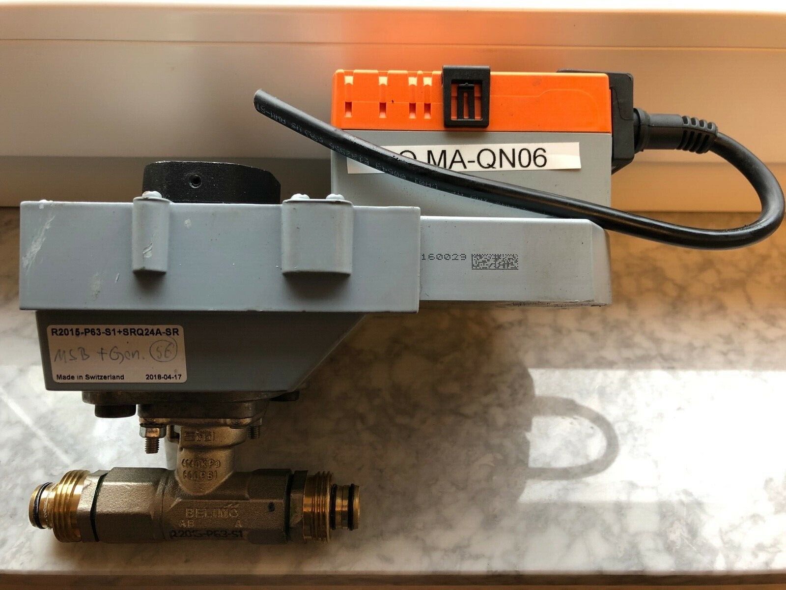 Belimo SRQ24A-SR Antrieb für Kugelhahn 16Nm AC DC 24V mit Anschluss R2015-P63-S1