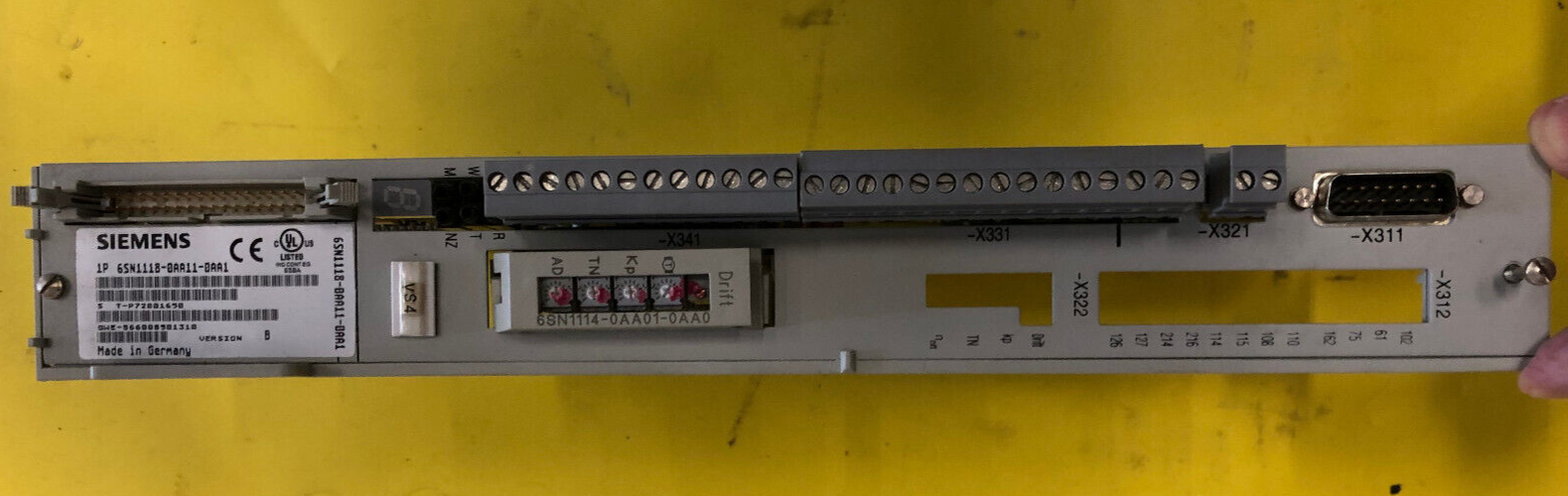 Siemens Simodrive 6SN1118-0AA11-0AA1 Regeleinschub Vers. B