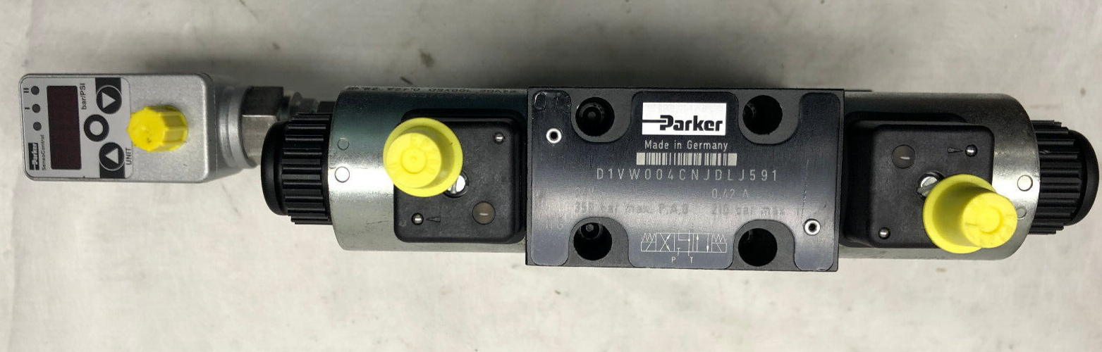 Parker Unit mit D1VW004CNJDLJ591, FM2DDDKN55 X960, SensoControl SCPSD-400-04-27