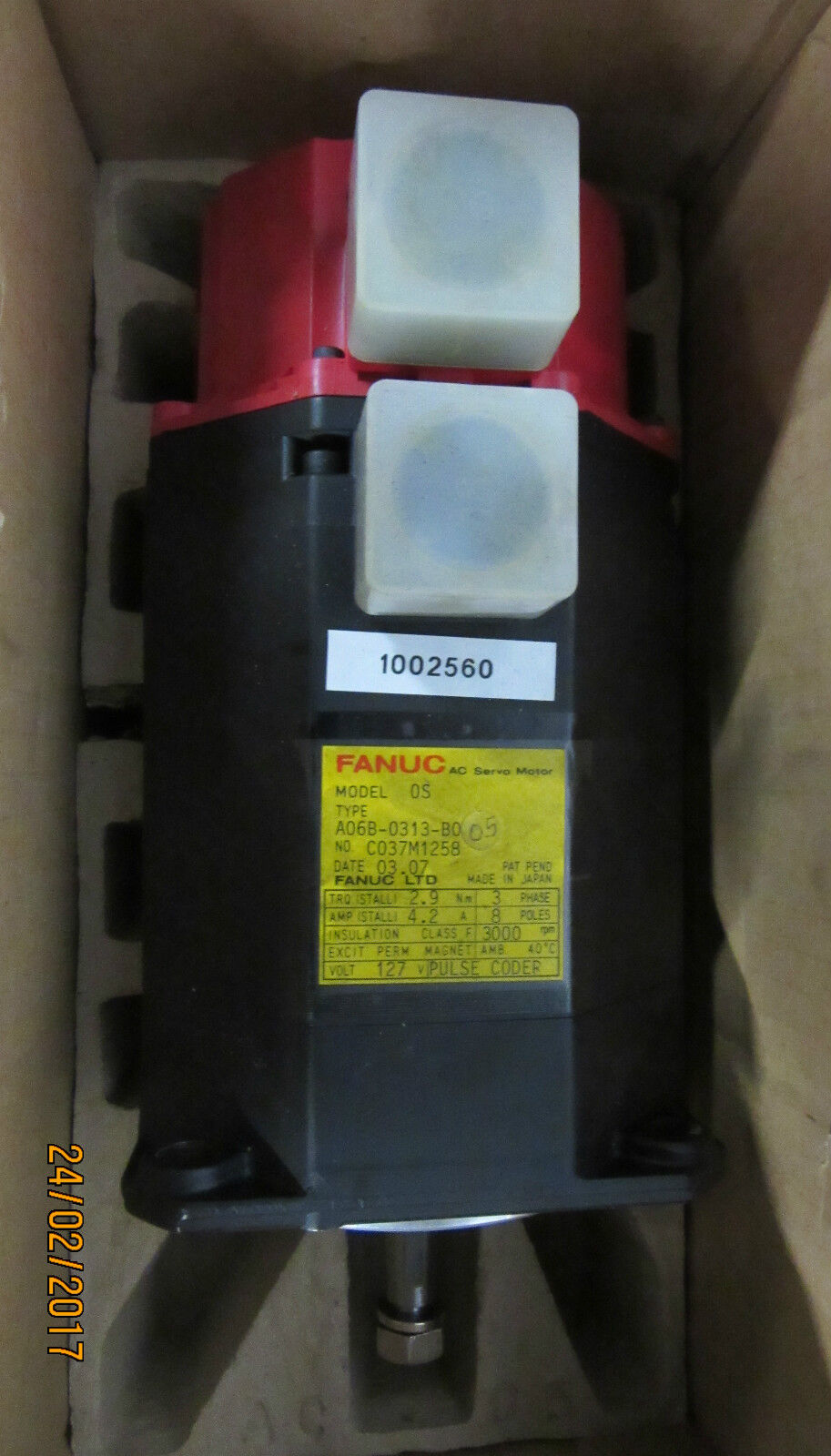 Fanuc Model 0S A06B-0313-B0 (C037M1258) -unused-