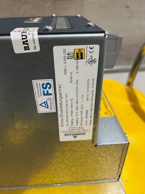 Baumüller  Typ BM4433-SI3-01208-S01-0311 25A & ENC-02 & BM4-O-ECT-01-01-04