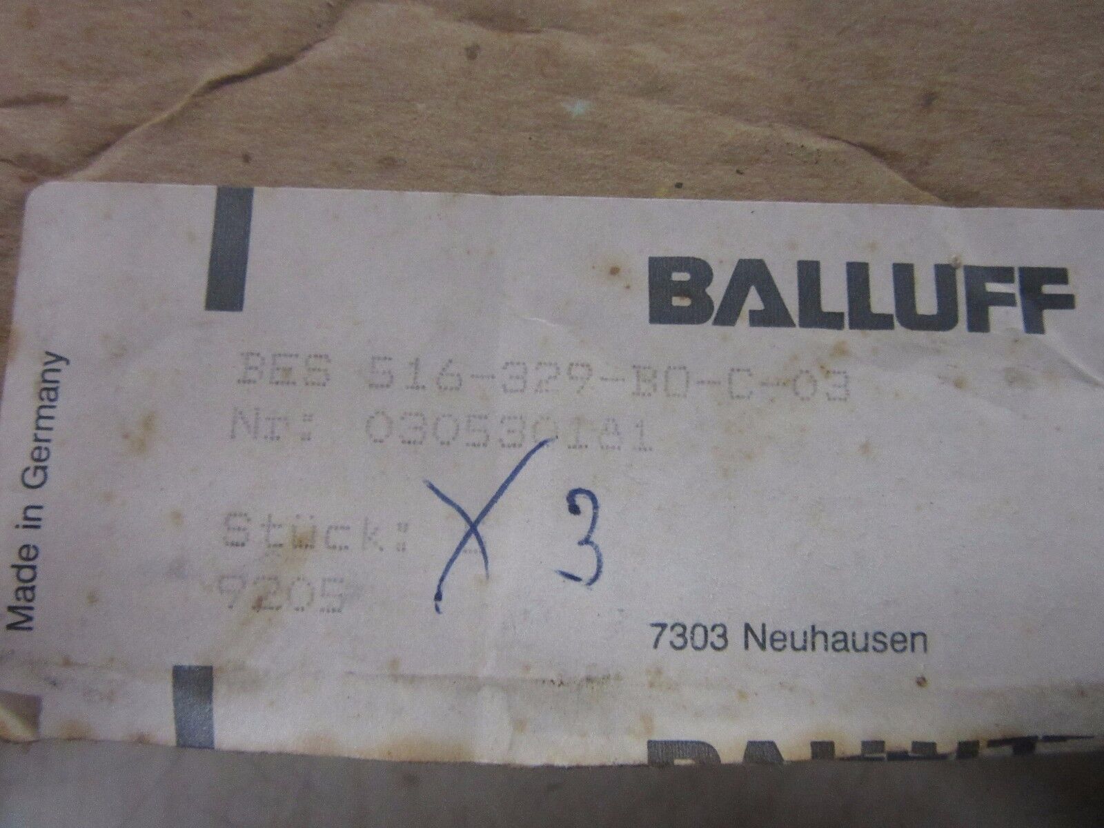 Balluff BES 516-329-B0-C 516329B0C