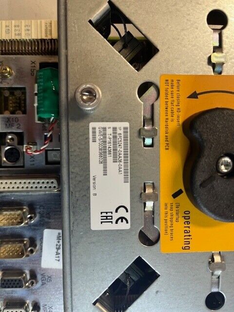 Siemens 6FC5210-0DA21-2AA1 & 6FC5247-0AA36-0AA1 Version D & B