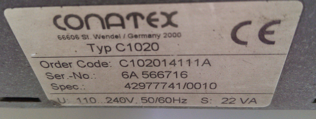 CONATEX Control Monitor Typ C1020