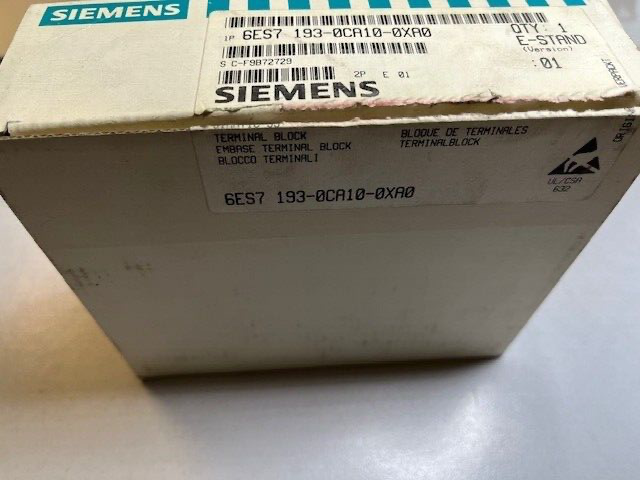 Siemens 6ES7 193-0CA10-0XA0 OVP Siegel offen