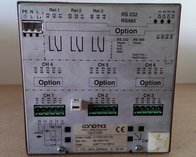 CONATEX Control Monitor Typ C1020