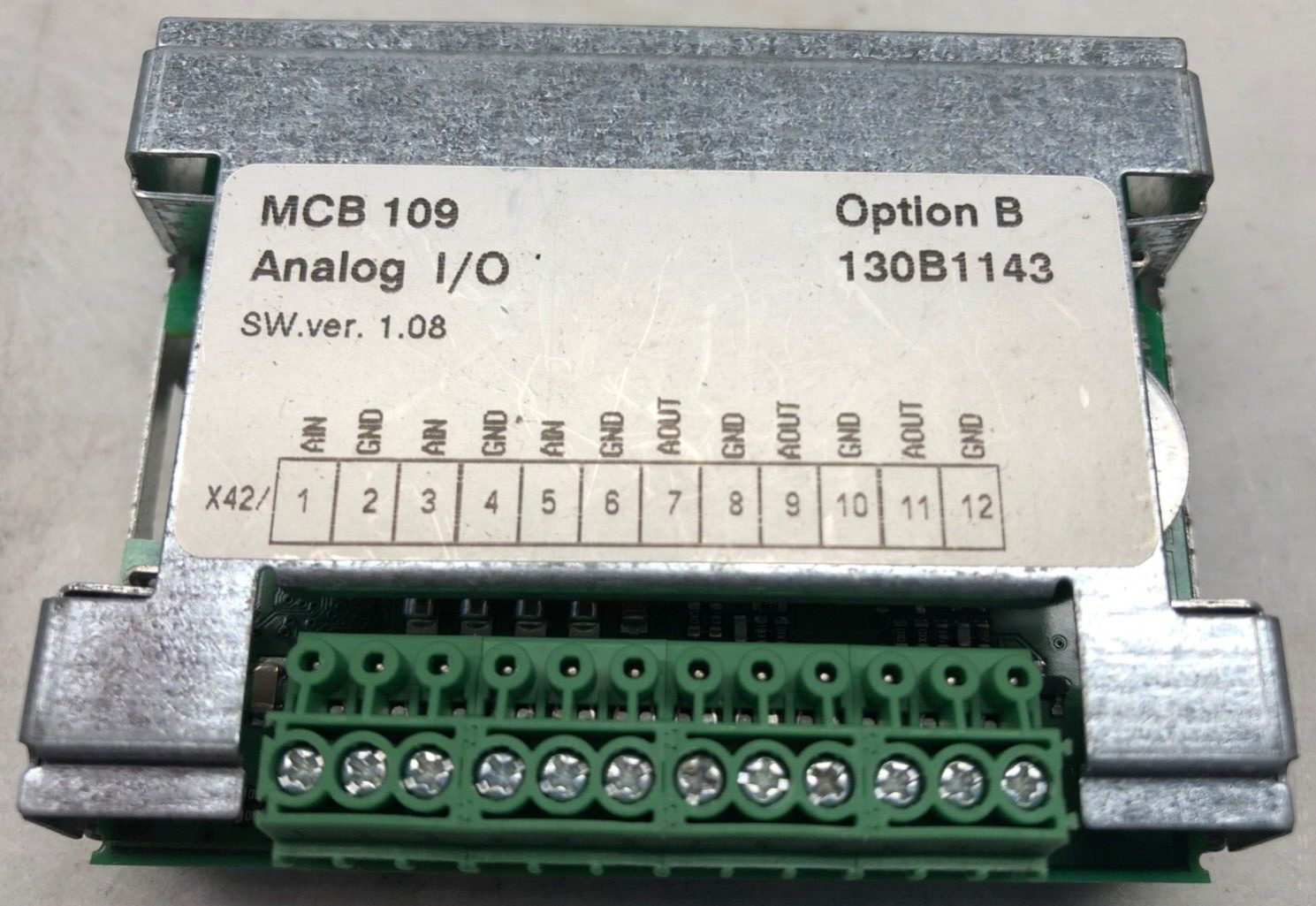 Danfoss MCB 109 Analog I/O Option B 130B1143