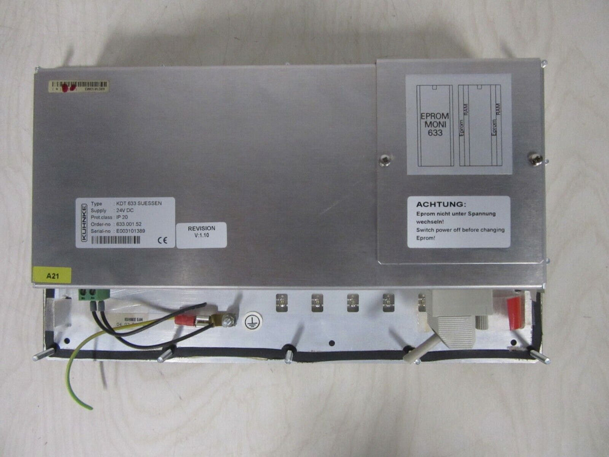  KUHNKE KDT 633  633.001.52  24VDC OPERATOR PANEL