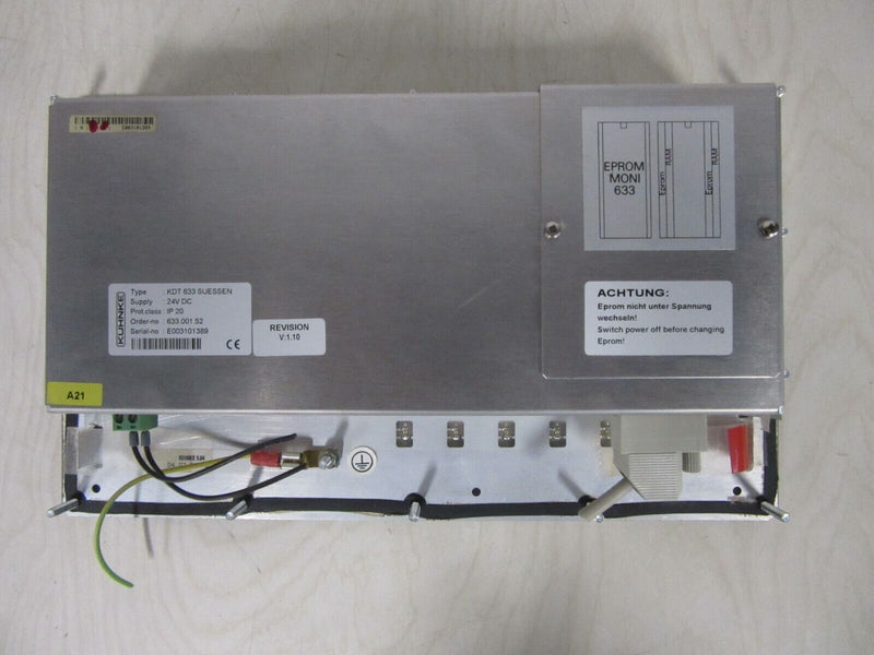  KUHNKE KDT 633  633.001.52  24VDC OPERATOR PANEL