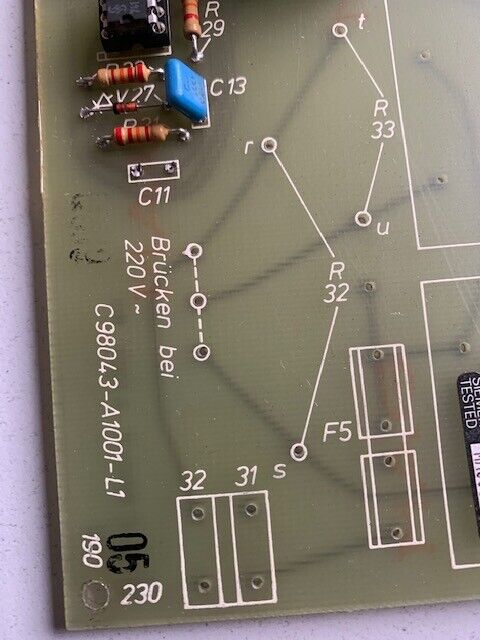 Siemens Stromversorgung C98043-A1001-L1   (L5-07)
