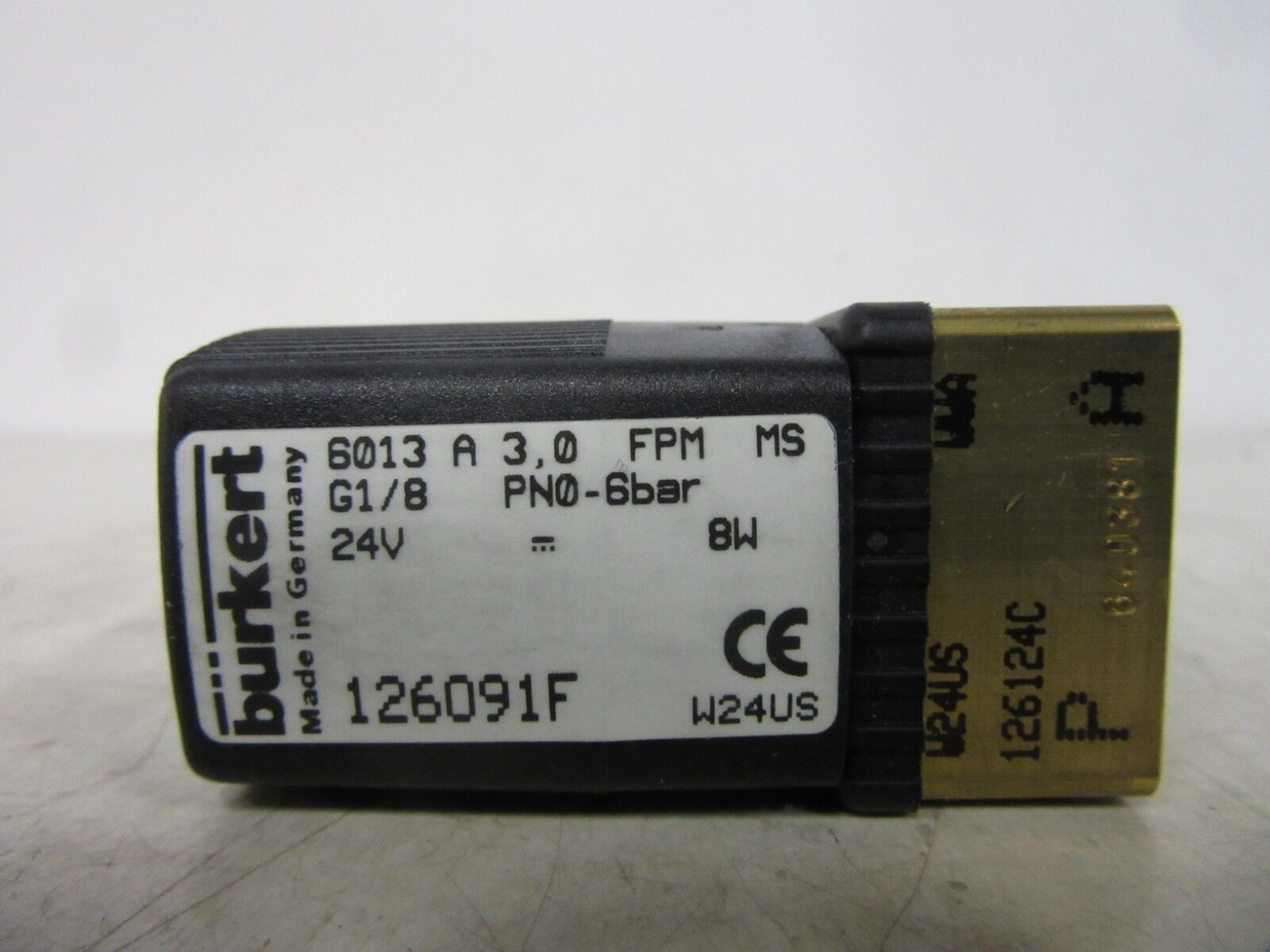 Bürkert 6013 A 3.0 G1/8 PN0-6bar 126091F -unused-