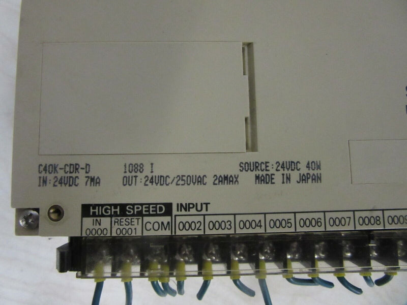 Omron Sysmac C40K C40K-CDR-D Programmable Controller