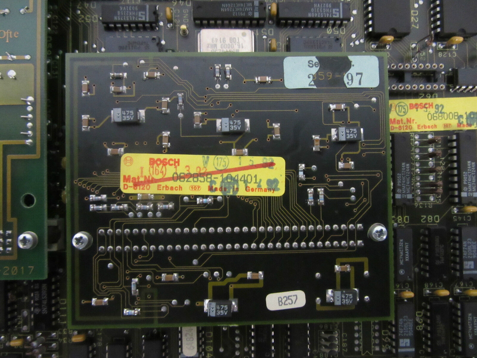 Bosch CNC Servo i Mat. Nr. 068008-101401 + 062858-104401 + 062704-202401