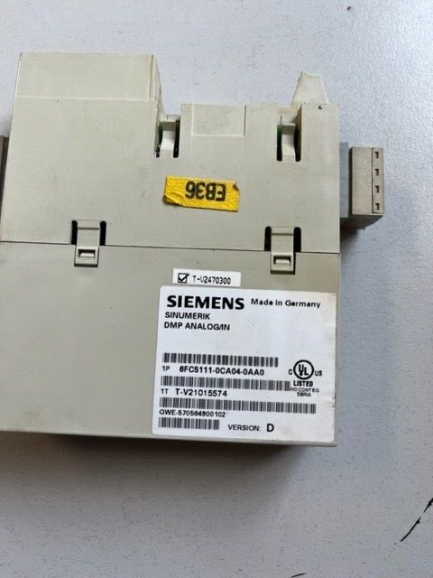 Siemens Sinumerik DMP Analog/in 6FC5111-0CA04-0AA0 version D