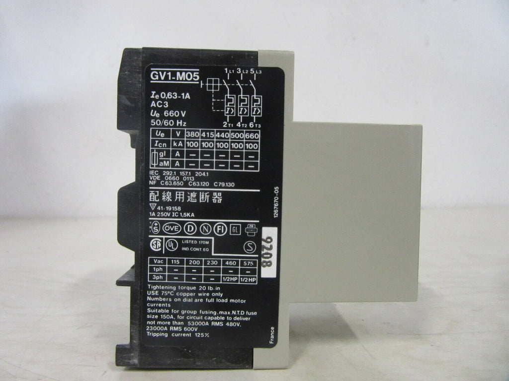 Telemecanique GV1-M05 Motorschutzschalter
