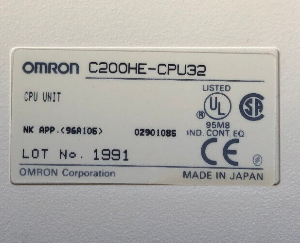 Omron C200HE-CPU32 CPU-UNIT