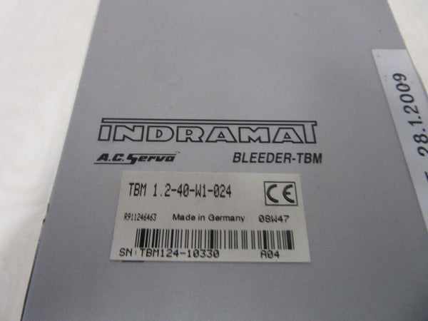 Indramat TBM 1.2-40-W1-024 Bleeder-TBM -unused-