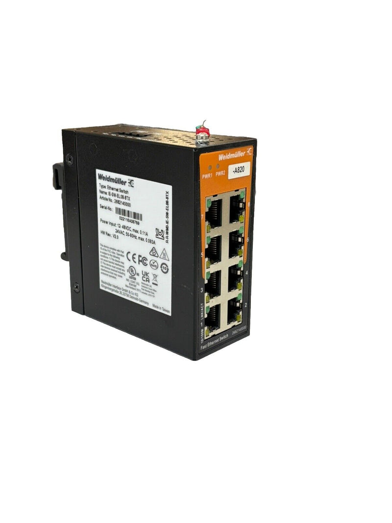 WEIDMÜLLER IE-SW-EL08-8TX Ethernet Switch