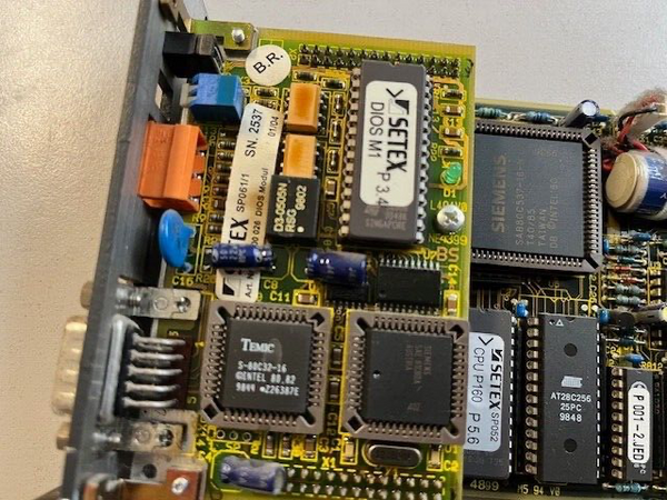 SECO Moeller Setex PLC CPU Logimat P160 P 5.6 NO.320000 + Dios Modul