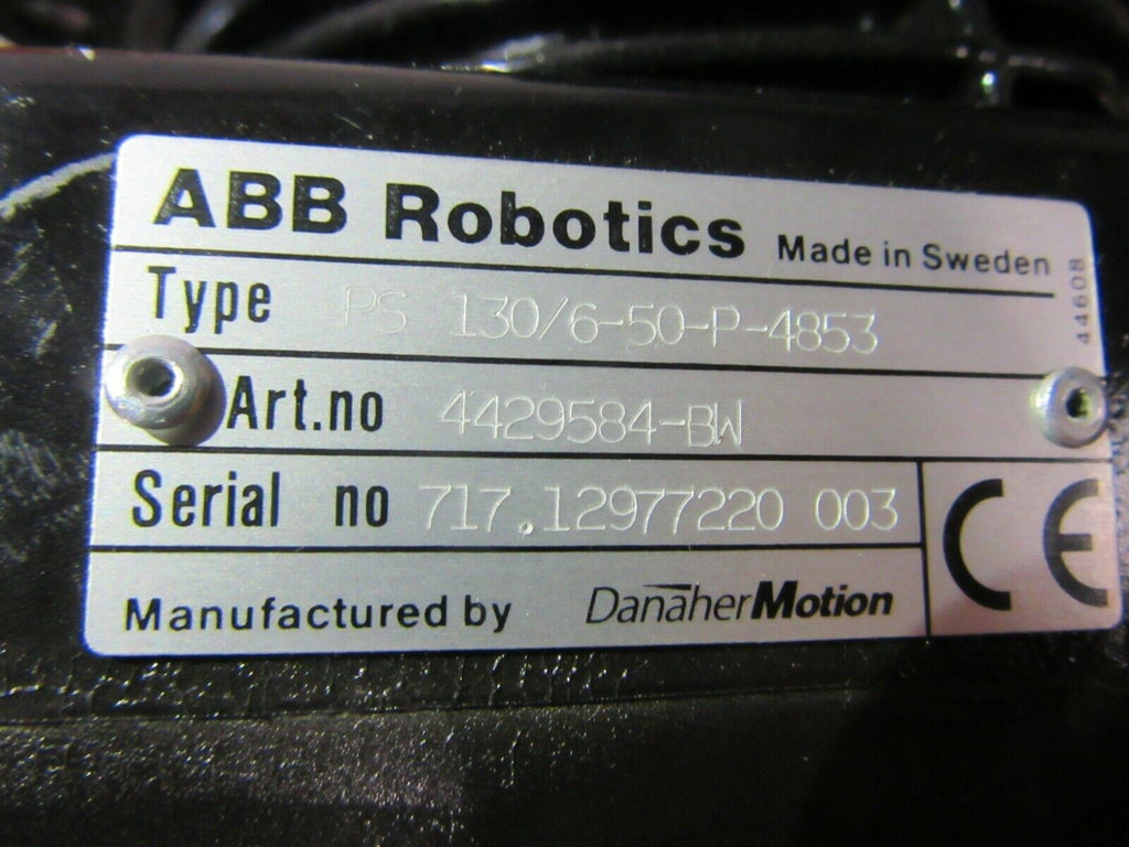 ABB Robotics PS 130/6-50-P-4853 Servomotor