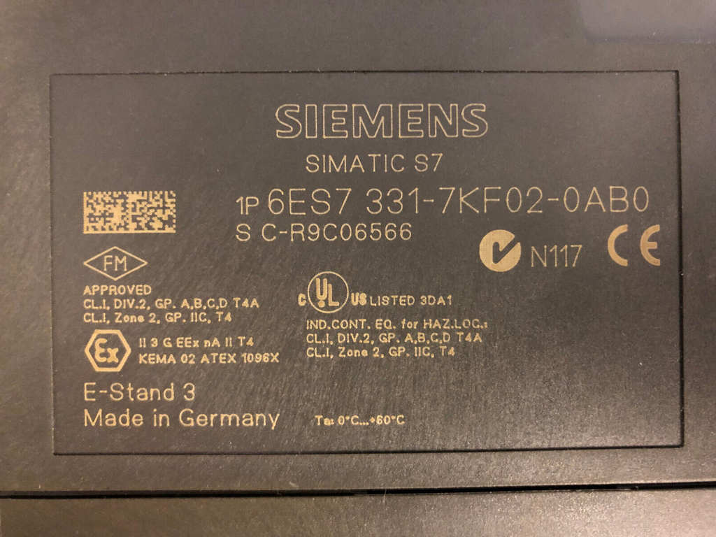 Siemens SIMATIC S7 SM331 6ES7 331-7KF02-0AB0 E:03
