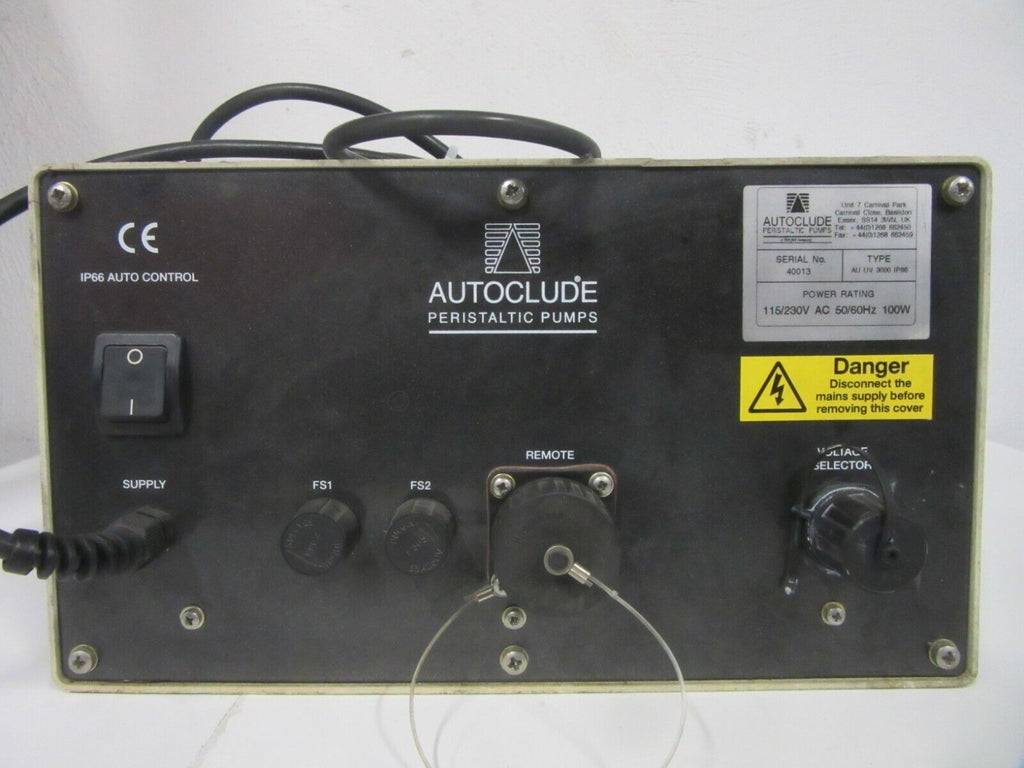 Autoclude Peristaltic PumpsType AU UV 3000 IP66 100W