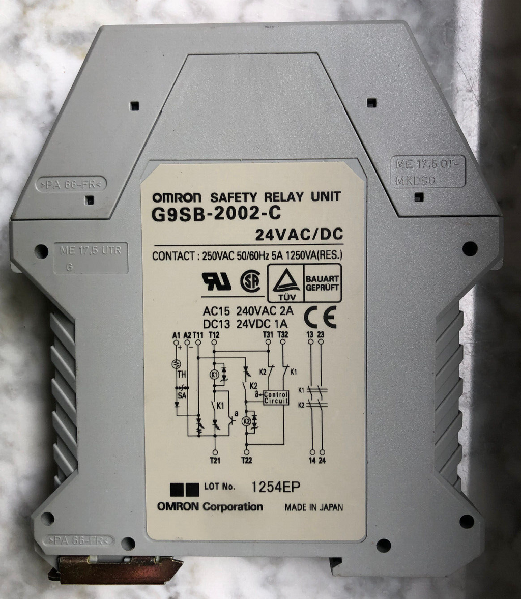 OMRON Safety Relais G9SB-2002-C Sicherheitsrelais