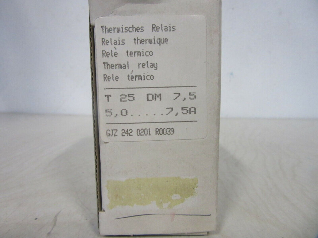 BBC Brown Boveri Thermische Relais T25 DM 7,5