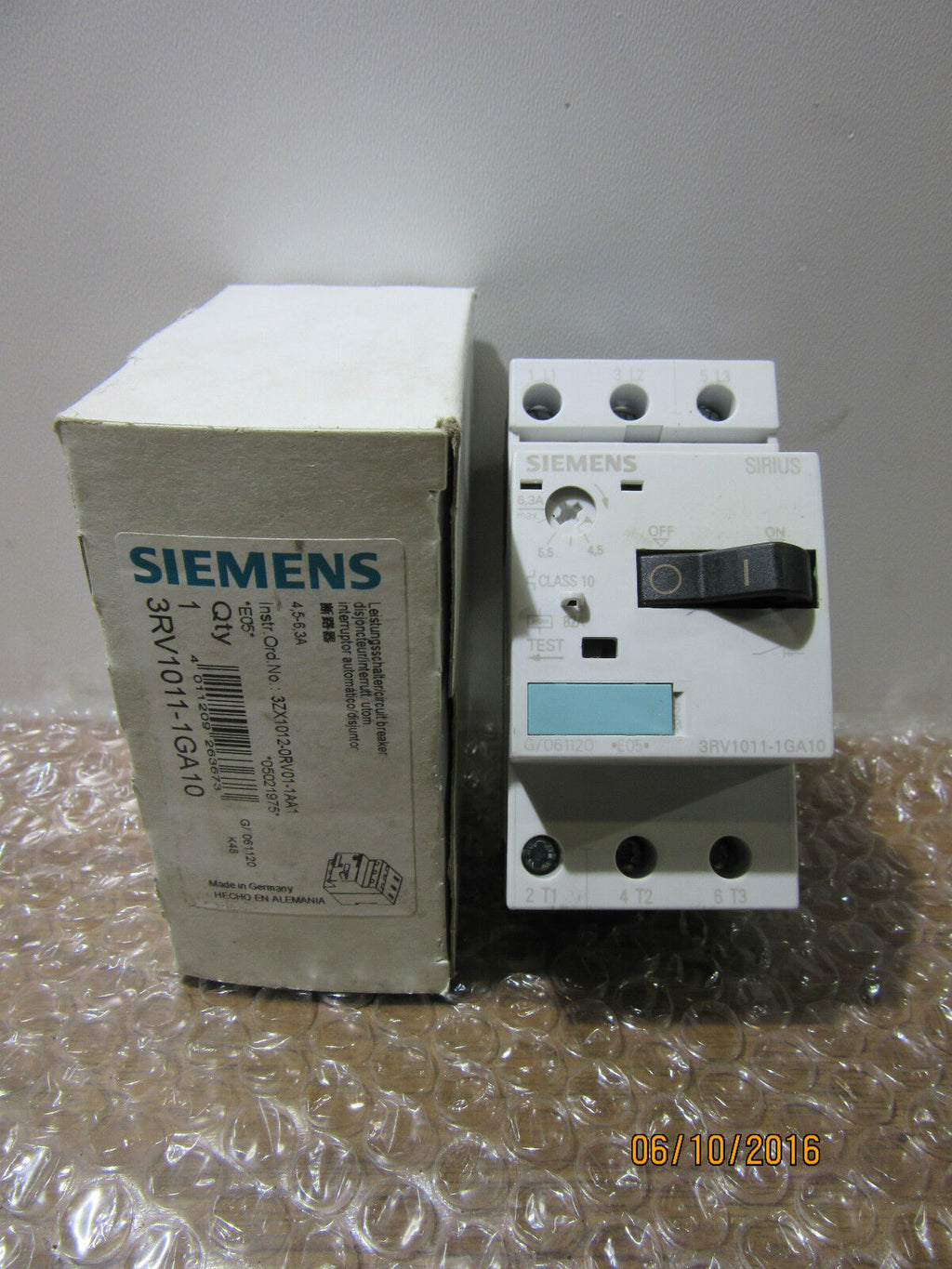 SIEMENS 3RV1011-1GA10 