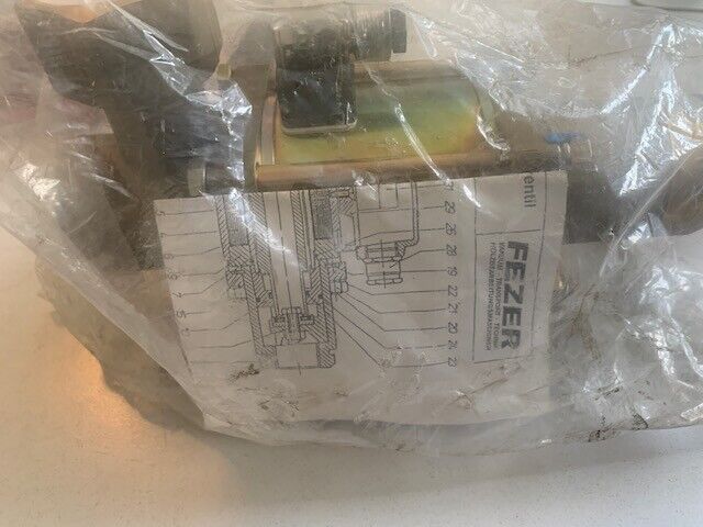 Fezer Magnetventil MK 25 DR NC 34 25C111/2DC 24L  24V/DC 0-16bar Esslingen