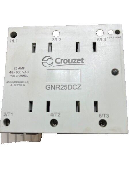 Crouzet GNR25DCZ  30A 48-600VAC Per Channel