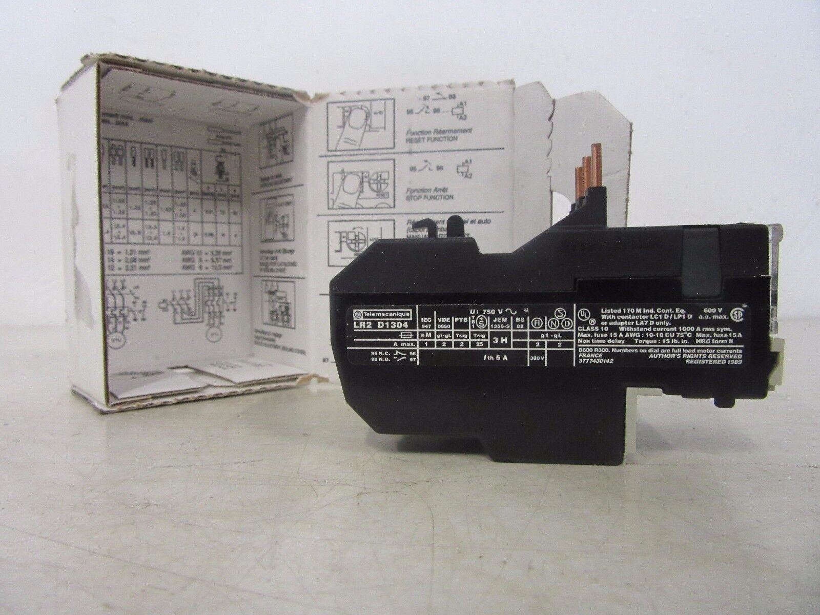 Telemecanique LR2 D1304 -unused-