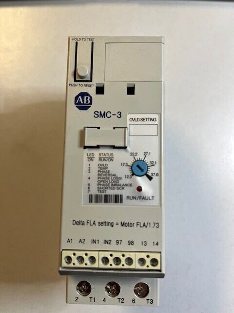 ALLEN-BRADLEY SOFT STARTER SMC-3 CAT. 150-C37NBR