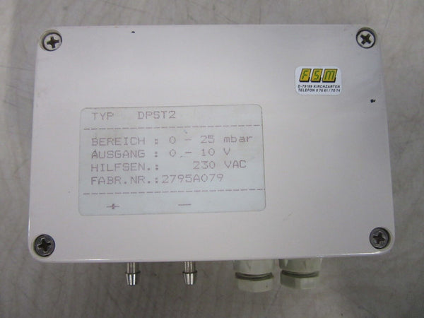 Differenzdruck - Messumformer DPST2 0-25mbar