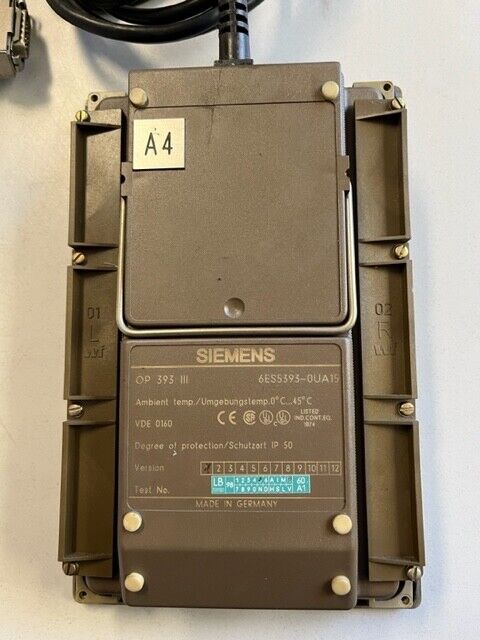 Siemens OP 393 III 6ES5393-0UA15