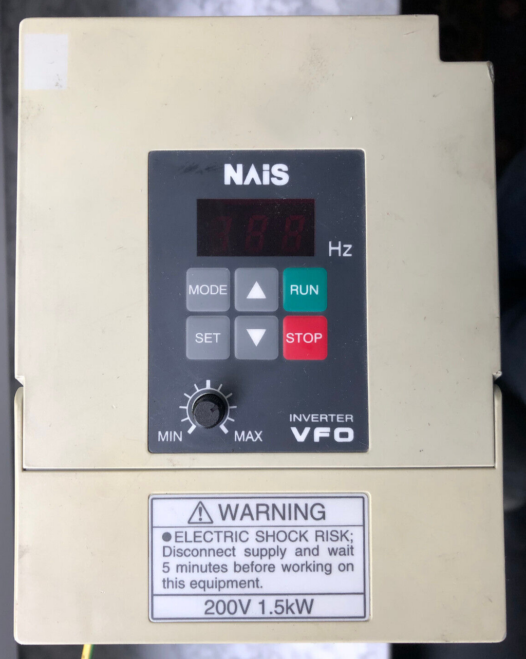 Matsushita NAIS Inverter VFO BFV00152DK 1,5KW