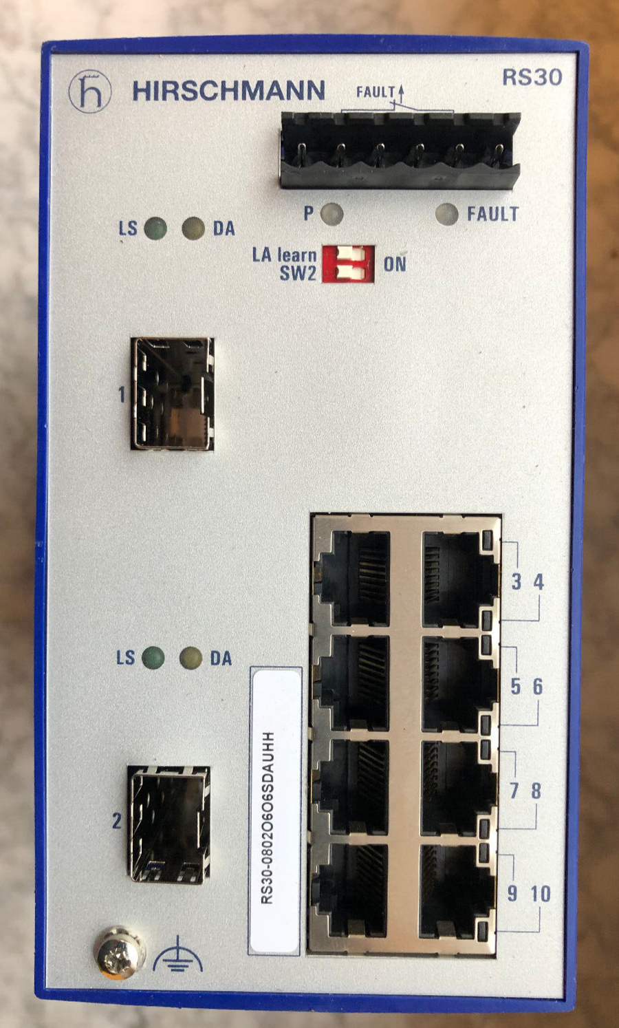 Hirschmann RS30 Rail Switch RS30-0802O6O6SDAUHH (Hutschienenmaontage)