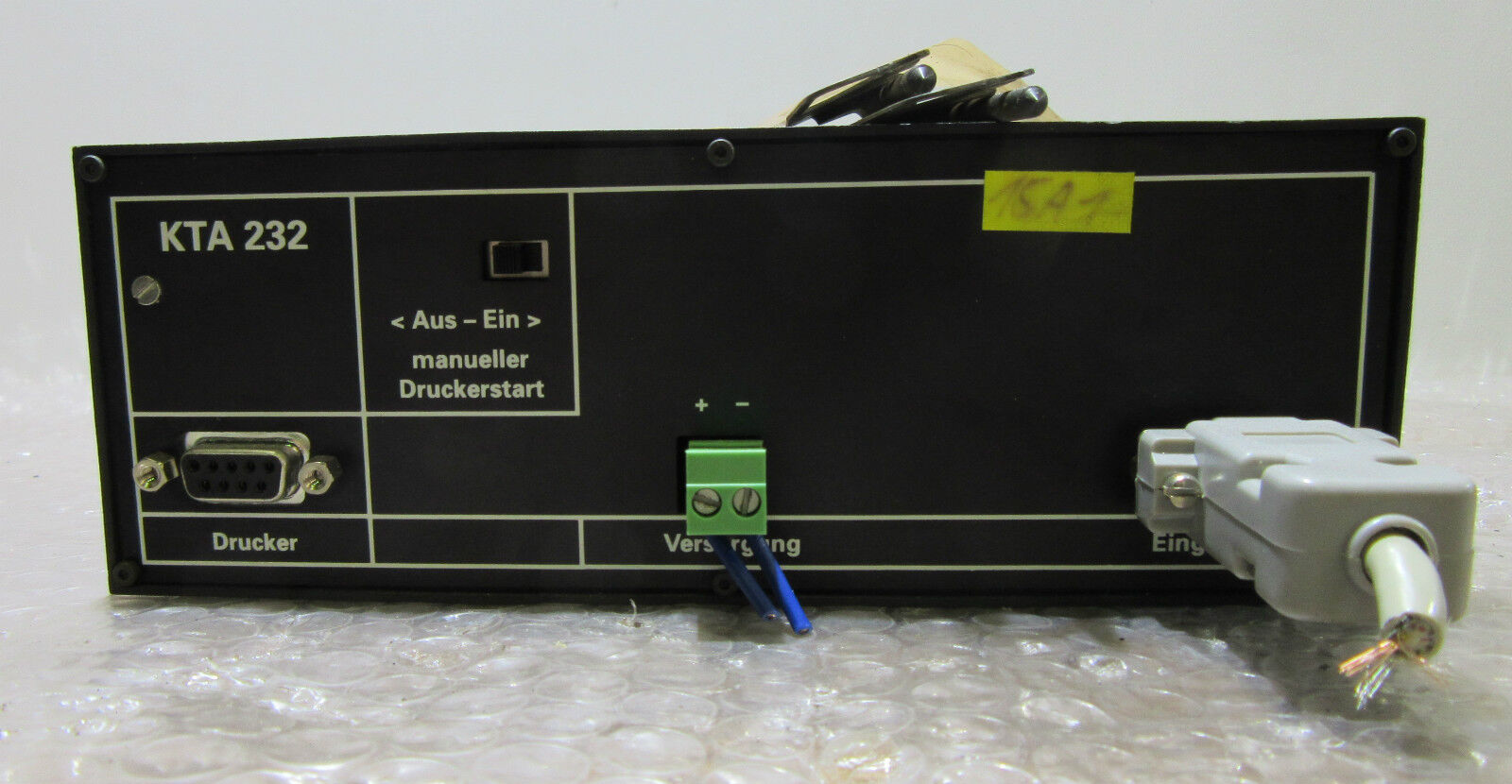 EBELT ALPHA 232 Bedienfeld Bediendisplay