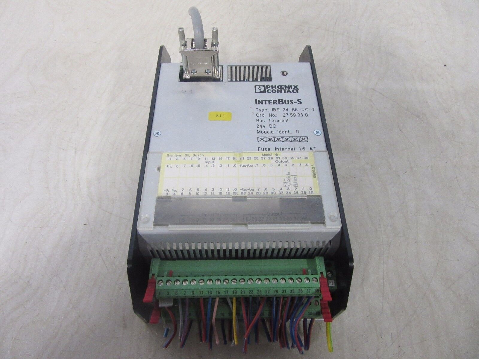 Phoenix Contact Interbus-S IBS 24 BK-I/O-T / 2759980  -used-