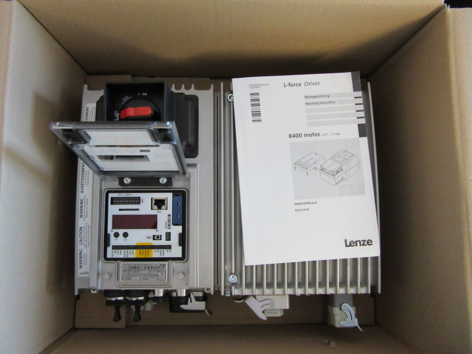 Lenze Inverter Drives 8400 protec Highline E84DHMFC1524R6SLCE  Mat.-Nr.13546210