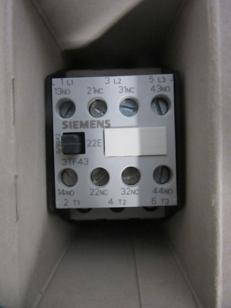 Siemens 3TF43 22-0BB4 Schütz/Contactor 11KW/24VDC