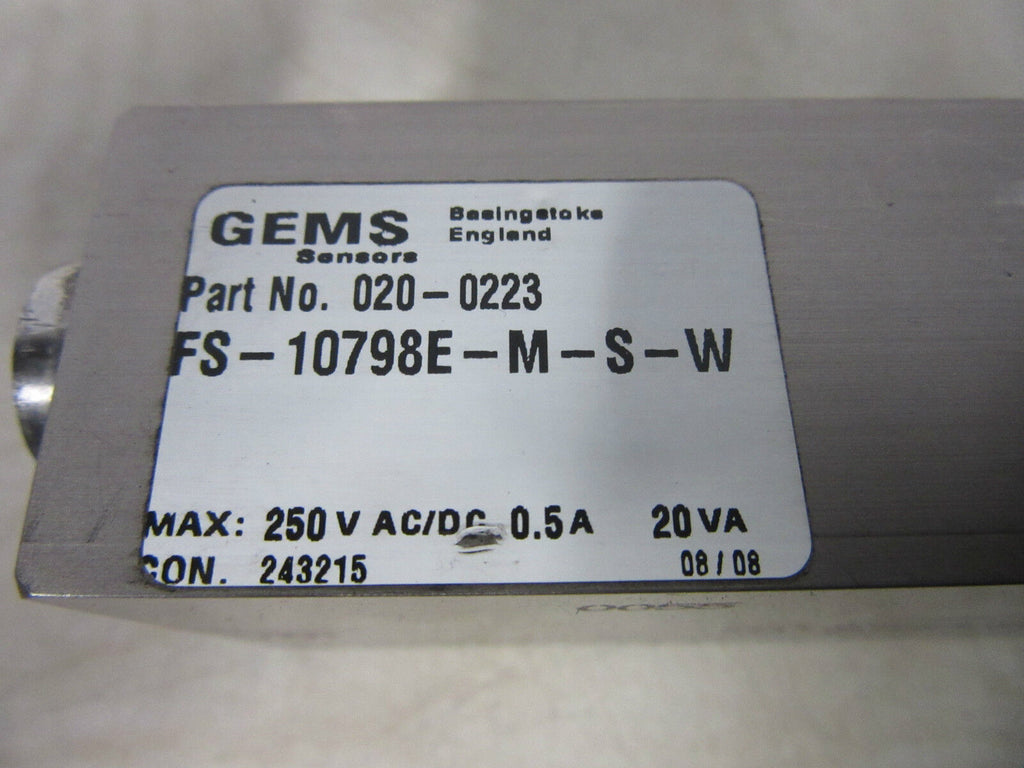 GEMS FS-10798E-M-S-W -unused-