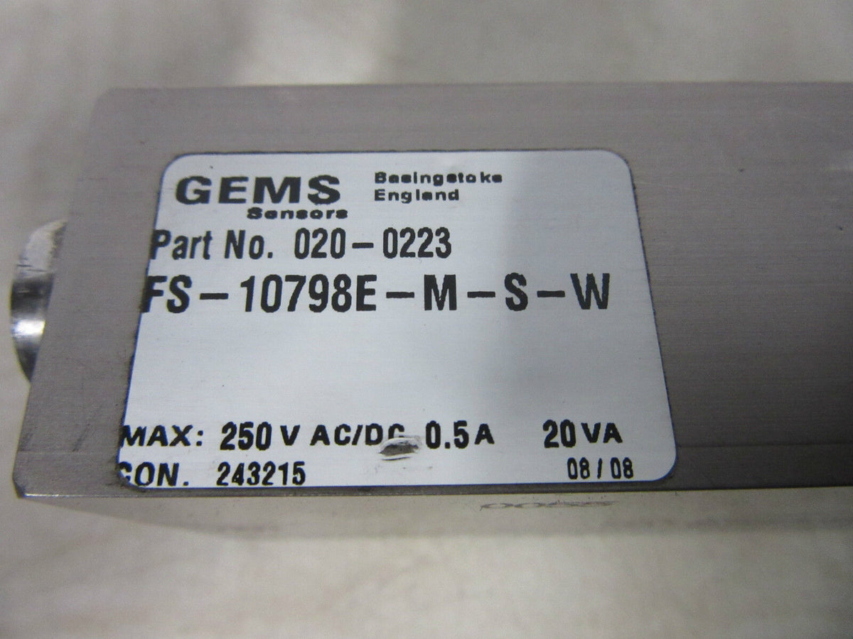 GEMS FS-10798E-M-S-W -unused-