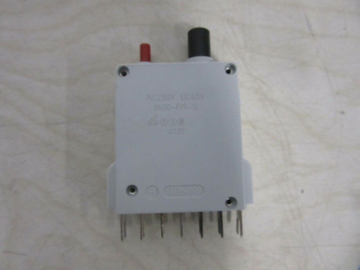 E-T-A Sicherungsautomat, 10pieces,  AC250V DC65V 3600-PI9-Si