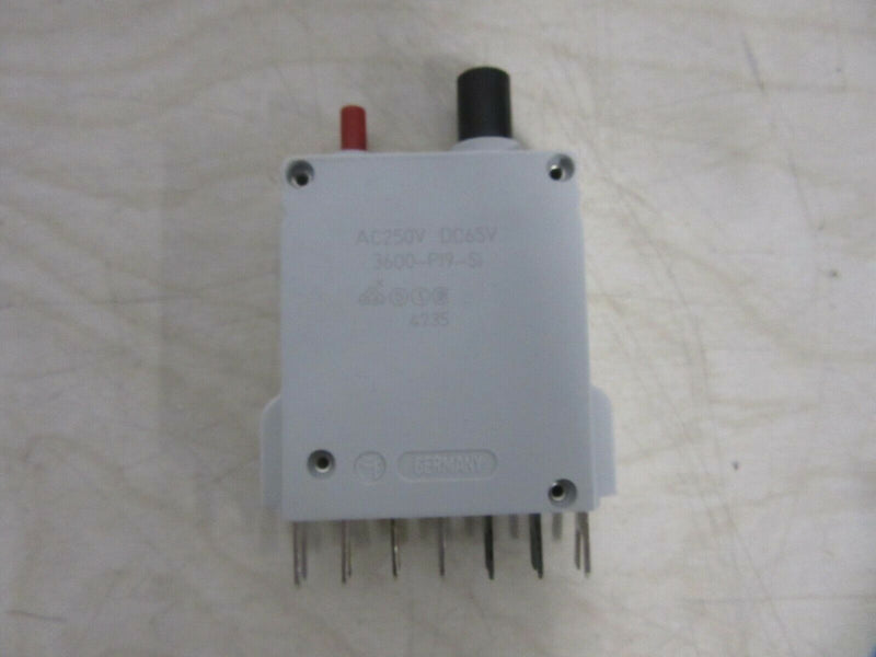 E-T-A Sicherungsautomat, 10pieces,  AC250V DC65V 3600-PI9-Si